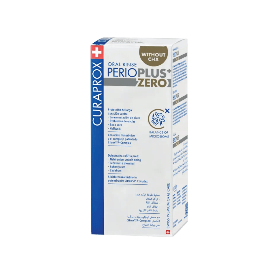 CURAPROX PERIOPLUS + ZERO burnos skalavimo skystis - Image 4